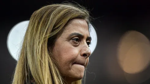 Leila Pereira presidente do Palmeiras durante partida contra o Flamengo no estadio Maracana pelo campeonato Brasileiro A 2024.