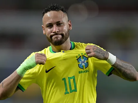 Neymar chegou na Granja Comary