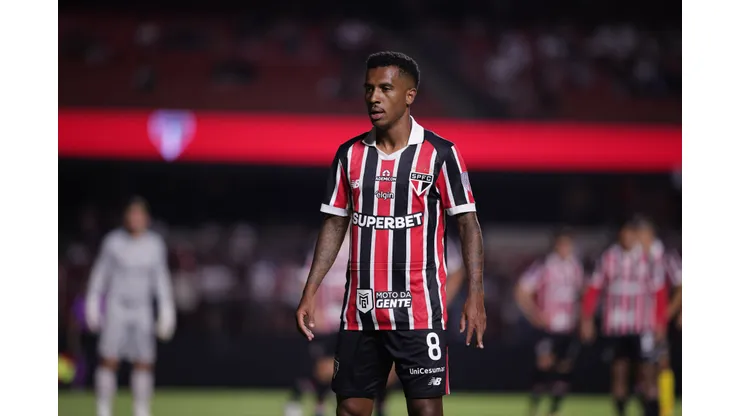 SP - SAO PAULO - 14/04/2026 - COPA SUL-AMERICANA 2026, SAO PAULO X OHIGGINS - Marcos Antonio jogador do Sao Paulo durante partida contra o OHiggins no estadio Morumbi pelo campeonato Copa Sul-Americana 2026. Foto: Ettore Chiereguini/AGIF