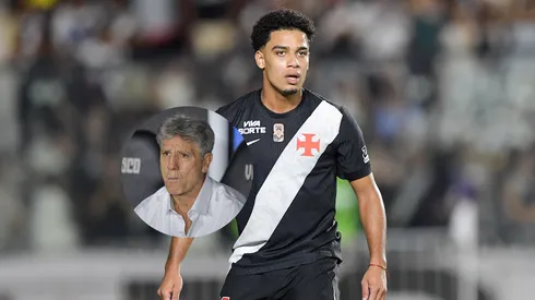 Brenner jogador do Vasco durante partida contra o Bragantino/Renato Gaúcho técnico do Vasco durante partida contra o Barracas Central (Imagem: Thiago Ribeiro/AGIF)