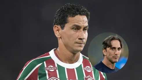 PH Ganso jogador do Fluminense durante partida contra o Vasco/Luis Zubeldía técnico do Fluminense durante partida contra o São Paulo (Imagem: Thiago Ribeiro/AGIF/Jorge Rodrigues/AGIF)