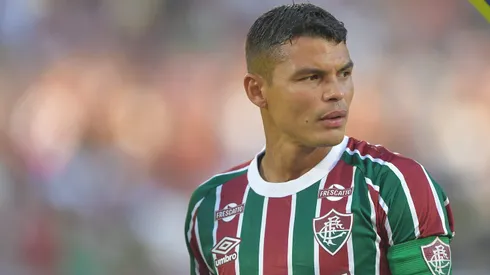 Thiago Silva jogador do Fluminense durante partida contra o Internacional no estadio Maracana pelo campeonato Brasileiro A 2025.