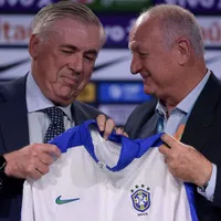 Felipão reencontra Seleção e acompanha treino na Granja Comary