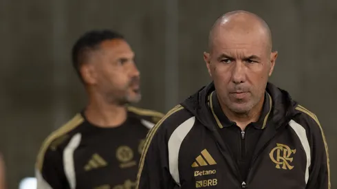 Leonardo Jardim técnico do Flamengo durante partida contra o Vitoria no estádio Maracanã pelo campeonato Copa Do Brasil 2026. Foto: Jorge Rodrigues/AGIF