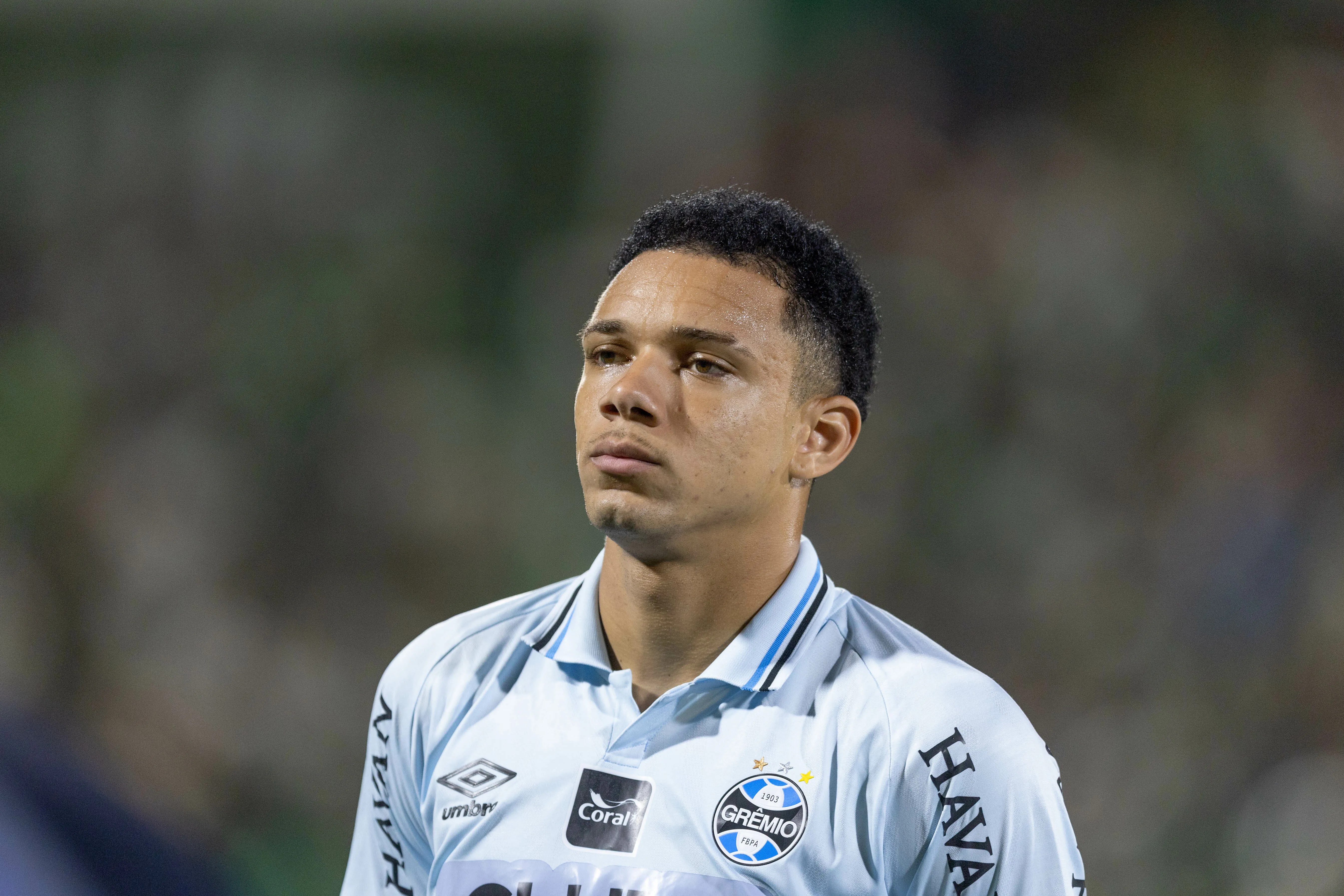 SC – CHAPECO – 16/03/2026 – BRASILEIRO A 2025, CHAPECOENSE X GREMIO – Viery jogador do Gremio durante partida contra o Chapecoense no estadio Arena Conda pelo campeonato [COMPETICAO]. Foto: Liamara Polli/AGIF