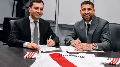 Otamendi, ex-Atlético-MG. FOTO: River Plate/Rede Social