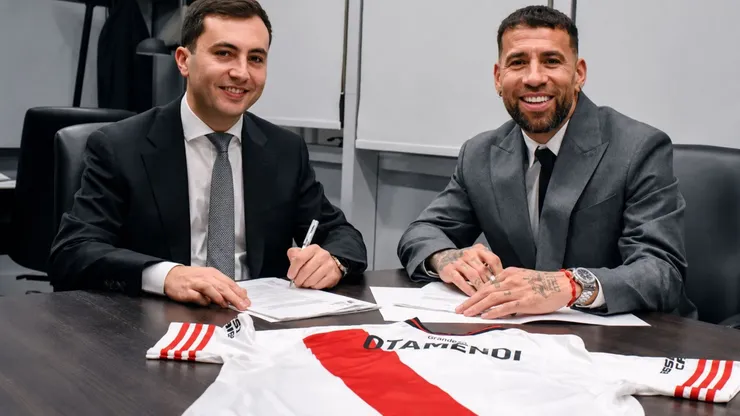 Otamendi, ex-Atlético-MG. FOTO: River Plate/Rede Social