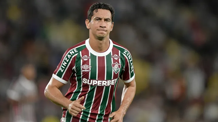 Ganso jogador do Fluminense durante partida contra o Grêmio no estádio Maracanã pelo campeonato Brasileiro A 2025. Foto: Thiago Ribeiro/AGIF