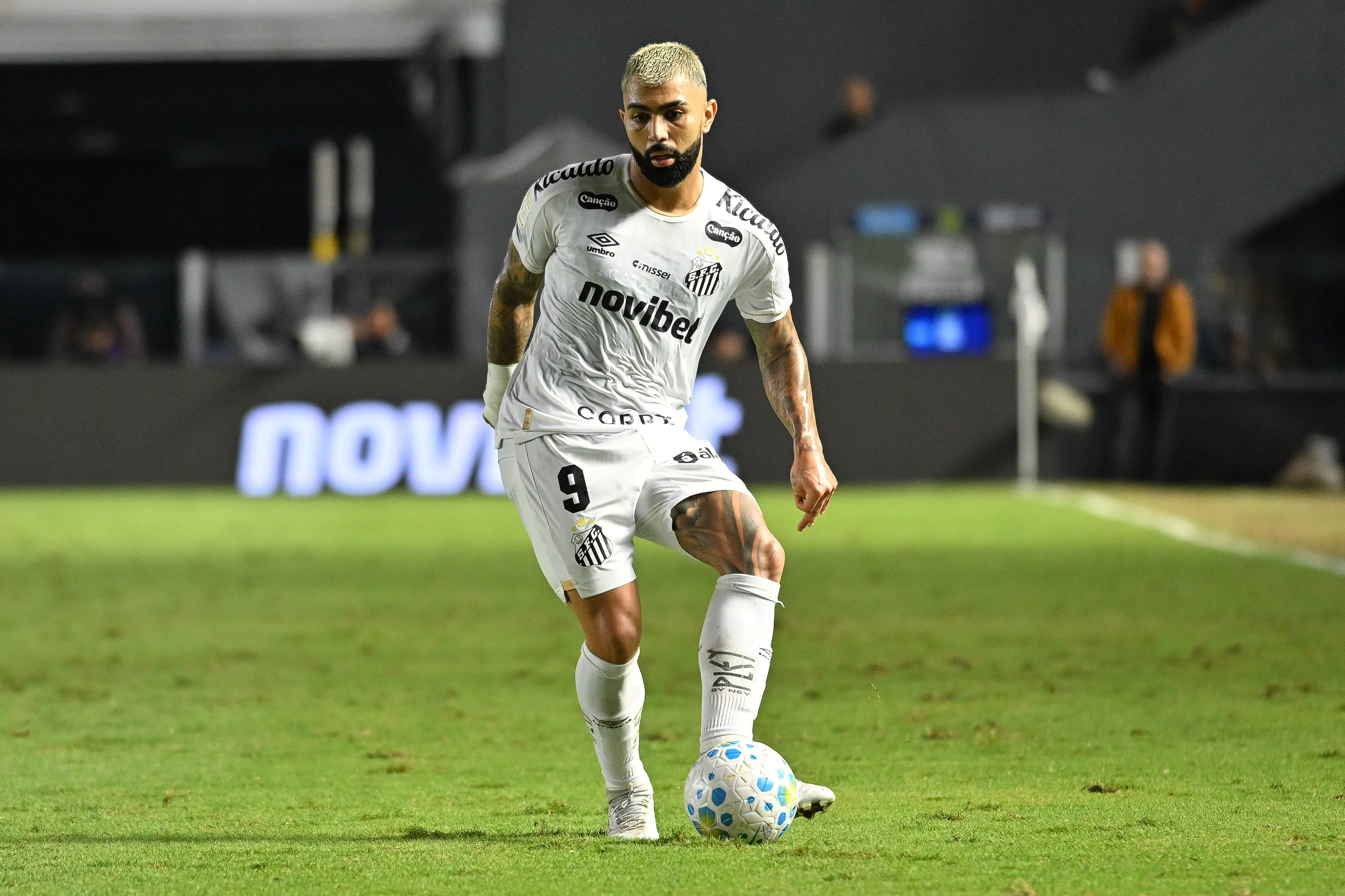 SP – SANTOS – 30/05/2026 – BRASILEIRO A 2026, SANTOS X VITORIA – Gabigol jogador do Santos durante partida contra o Vitoria no estadio Vila Belmiro pelo campeonato Brasileiro A 2026. Foto: Jota Erre/AGIF