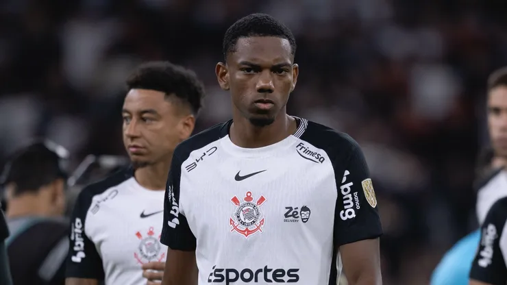 André jogador do Corinthians durante partida contra o Peñarol no estádio Arena Corinthians pelo campeonato Copa Libertadores 2026. Foto: Ettore Chiereguini/AGIF