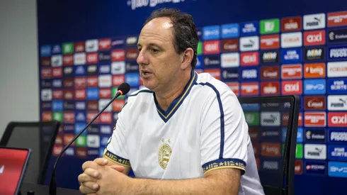 Rogério Ceni, técnico do Bahia, em entrevista coletiva após triunfo contra o Botafogo (Imagem: Letícia Martins/EC Bahia)