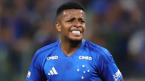 Arroyo durante confronto contra o Vitória no Brasileirão de 2026.