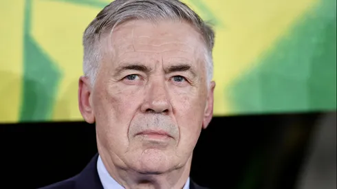 Carlo Ancelotti durante amistoso contra o Panamá.