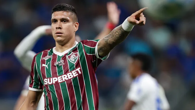 Julián Millán é elogiado por Maxi Cuberas. Foto: Marcelo Gonçalves/Fluminense