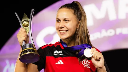 Brendha valoriza título pelo Flamengo - Foto: Redes Sociais/Flamengo