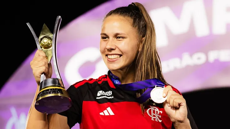 Brendha valoriza título pelo Flamengo - Foto: Redes Sociais/Flamengo