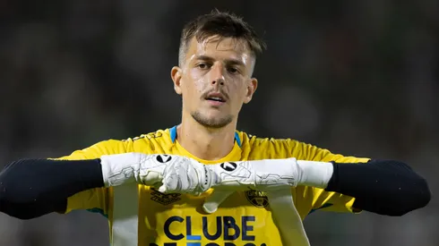 Thiago Beltrame jogador do Gremio durante partida contra o Chapecoense no estadio Arena Conda pelo campeonato [COMPETICAO]. Foto: Liamara Polli/AGIF