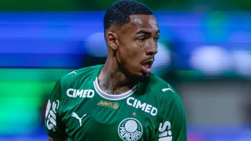 Allan jogador do Palmeiras durante partida contra o Santos no estadio Arena Allianz Parque pelo campeonato Brasileiro A 2026. Foto: Marcello Zambrana/AGIF