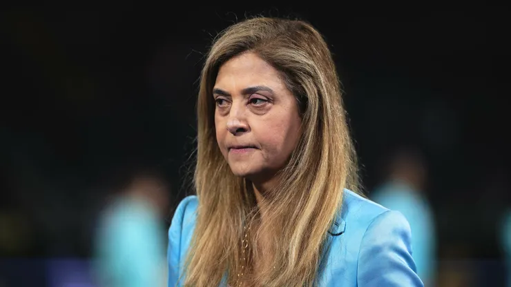 Leila Pereira presidente do Palmeiras durante partida contra o Novorizontino no estadio Arena Barueri pelo campeonato Paulista 2026.