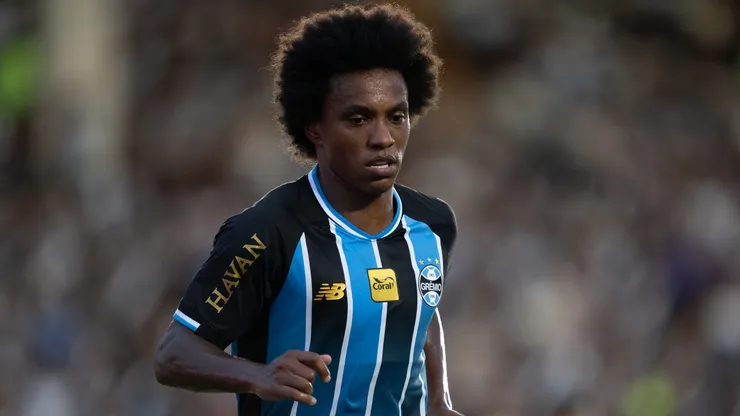 Willian jogador do Gremio durante partida contra o Vasco no estadio Sao Januario pelo campeonato Brasileiro A 2026.