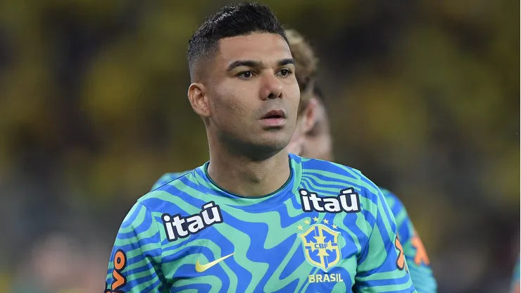 Casemiro durante amistoso contra o Panamá.