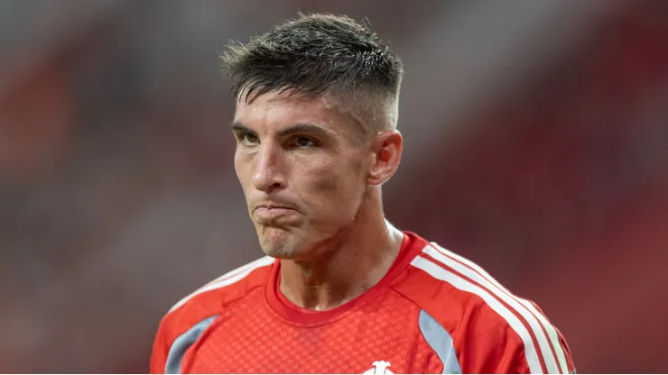 Rochet jogador do Internacional durante partida contra o Gremio no estadio Beira-Rio pelo campeonato Brasileiro A 2026. Foto: Liamara Polli/AGIF