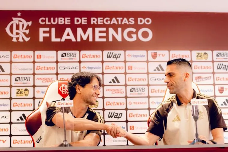 Apresentação oficial de Marcelo Salazar. Foto: Andriano Fonte/CRF