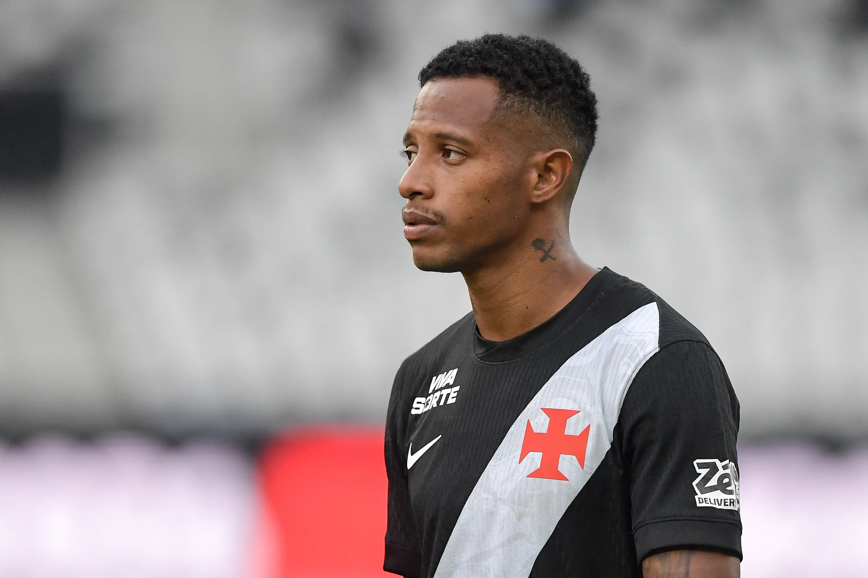 Tche Tche jogador do Vasco durante partida contra o Fluminense no estadio Engenhao pelo campeonato Carioca 2026. Foto: Thiago Ribeiro/AGIF