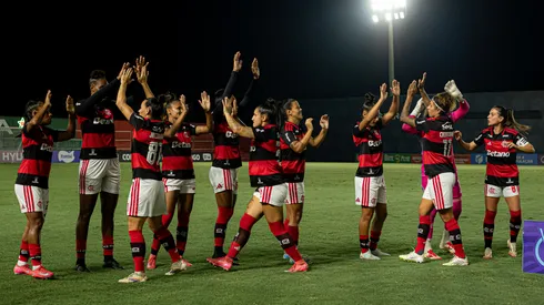 Flamengo segue entre os oito melhores do Brasileirão Feminino - Foto: Paula Reis/Flamengo