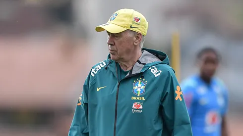 Carlo Ancelotti tecnico do Brasil durante treino no estadio Granja Comary. Foto: Thiago Ribeiro/AGIF