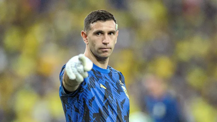 Dibu Martínez, goleiro da Argentina. Foto: Jhony Pinho/AGIF