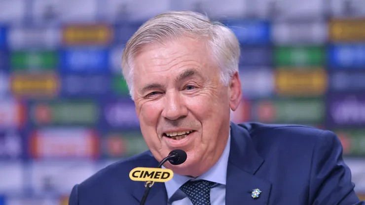 Carlo Ancelotti tecnico da Selecao Brasileira durante convocacao para as Eliminatorias da Copa do Mundo de 2026, evento realizado na CBF (Confederacao Brasileira de Futebol) no Rio de Janeiro, nesta segunda (25).