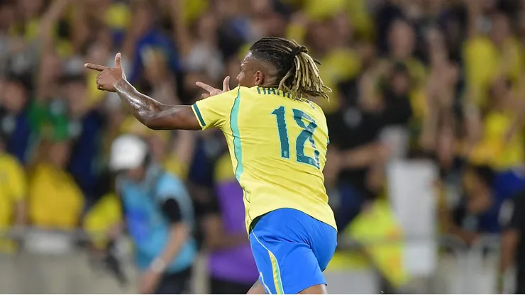 RJ - RIO DE JANEIRO - 31/05/2026 - AMISTOSO, SELECAO BRASILEIRA X PANAMA - Danilo Santos jogador do Selecao Brasileira durante partida contra o Panama no estadio Maracana pelo campeonato Amistoso. Foto: Thiago Ribeiro/AGIF