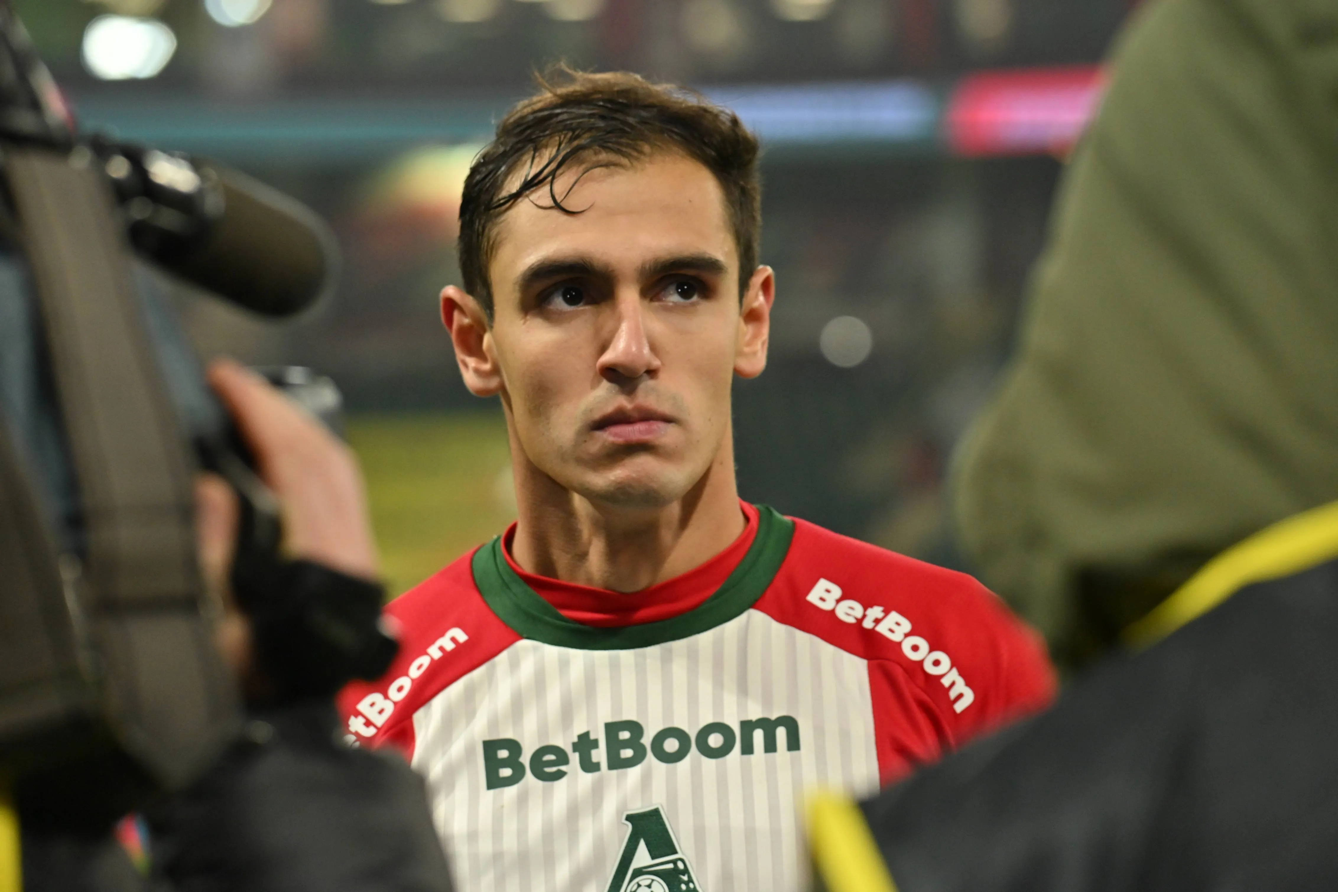 Russian Football Championship Season 25/26, RPL Round 19. Match between the football teams Lokomotiv Moscow and Pari Nizhny Novgorod. RZD Arena Stadium, Moscow, February 28, 2026. In the photo: Lucas Fasson. Photo: Pavel Kashaev. PavelxKashaev