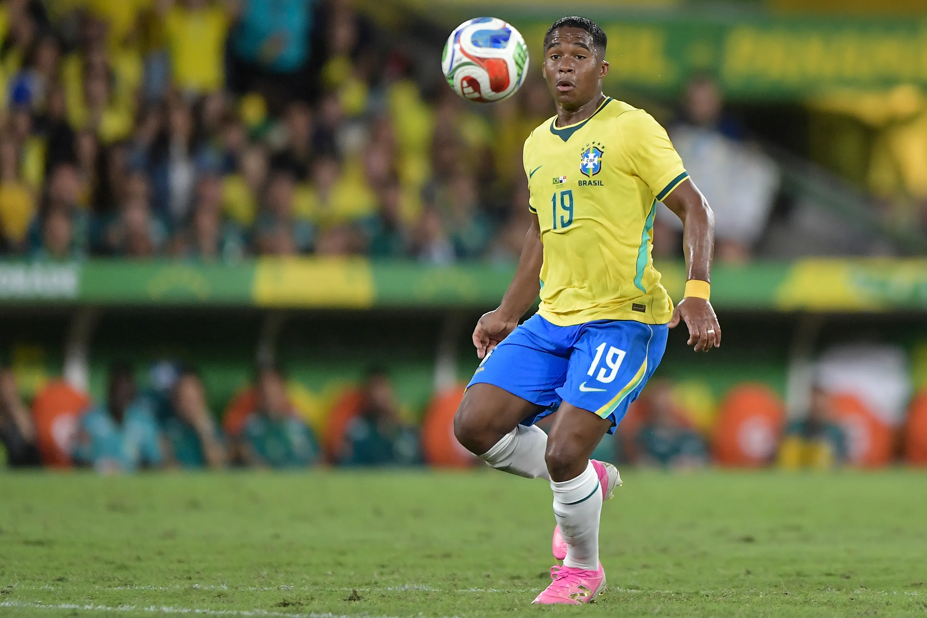 RJ – RIO DE JANEIRO – 31/05/2026 – AMISTOSO, SELECAO BRASILEIRA X PANAMA – Endrick jogador do Selecao Brasileira durante partida contra o Panama no estadio Maracana pelo campeonato Amistoso. Foto: Thiago Ribeiro/AGIF