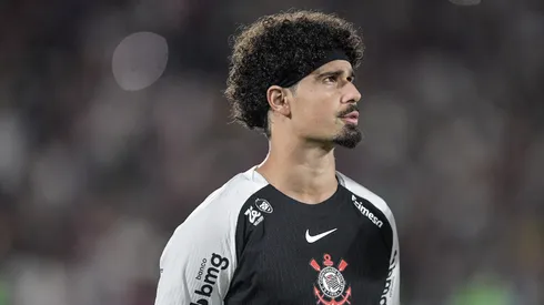 André Ramalho jogador do Corinthians durante partida contra o Fluminense no estádio Maracanã pelo campeonato Brasileiro A 2025. Foto: Thiago Ribeiro/AGIF