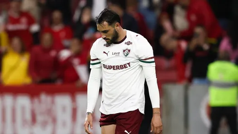 Juan Freytes of Fluminense reacts after a goal scored by Alexandro Bernabei of Internacional during the match between Internacional and Fluminense as part of Brasileirao 2026 at Beira-Rio Stadium on May 3, 2026 in Porto Alegre, Brazil. (Photo by Pedro H. Tesch/Getty Images)