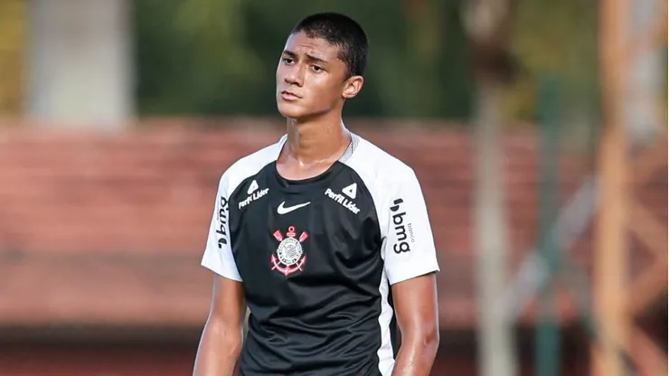 Iago Machado durante confronto contra o São Paulo no sub-20. Foto: Rodrigo Gazzanel/Agência Corinthians