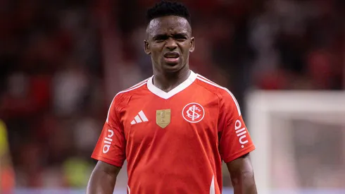 Johan Carbonero jogador do Internacional durante partida contra o [EQUIPE 2] no estadio Beira-Rio pelo campeonato Gaucho 2026. Foto: Maxi Franzoi/AGIF