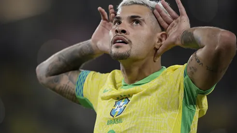 RJ – RIO DE JANEIRO – 04/09/2025 – ELIMINATORIAS COPA DO MUNDO 2026, BRASIL X CHILE – Bruno Guimaraes jogador do Brasil comemora seu gol durante partida contra o Chile no estadio Maracana pelo campeonato Eliminatorias Copa Do Mundo 2026. Foto: Alexandre Loureiro/AGIF