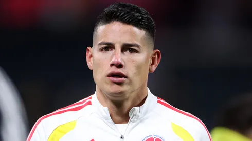 James Rodríguez durante amistoso contra a Croácia.