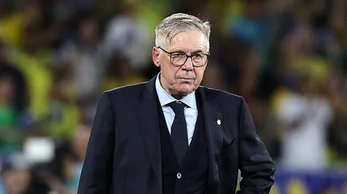 RIO DE JANEIRO, BRAZIL - MAY 31: Carlo Ancelotti, Head Coach of Brazil, reacts during the international friendly match between Brazil and Panama at Maracana Stadium on May 31, 2026 in Rio de Janeiro, Brazil. (Photo by Wagner Meier/Getty Images)