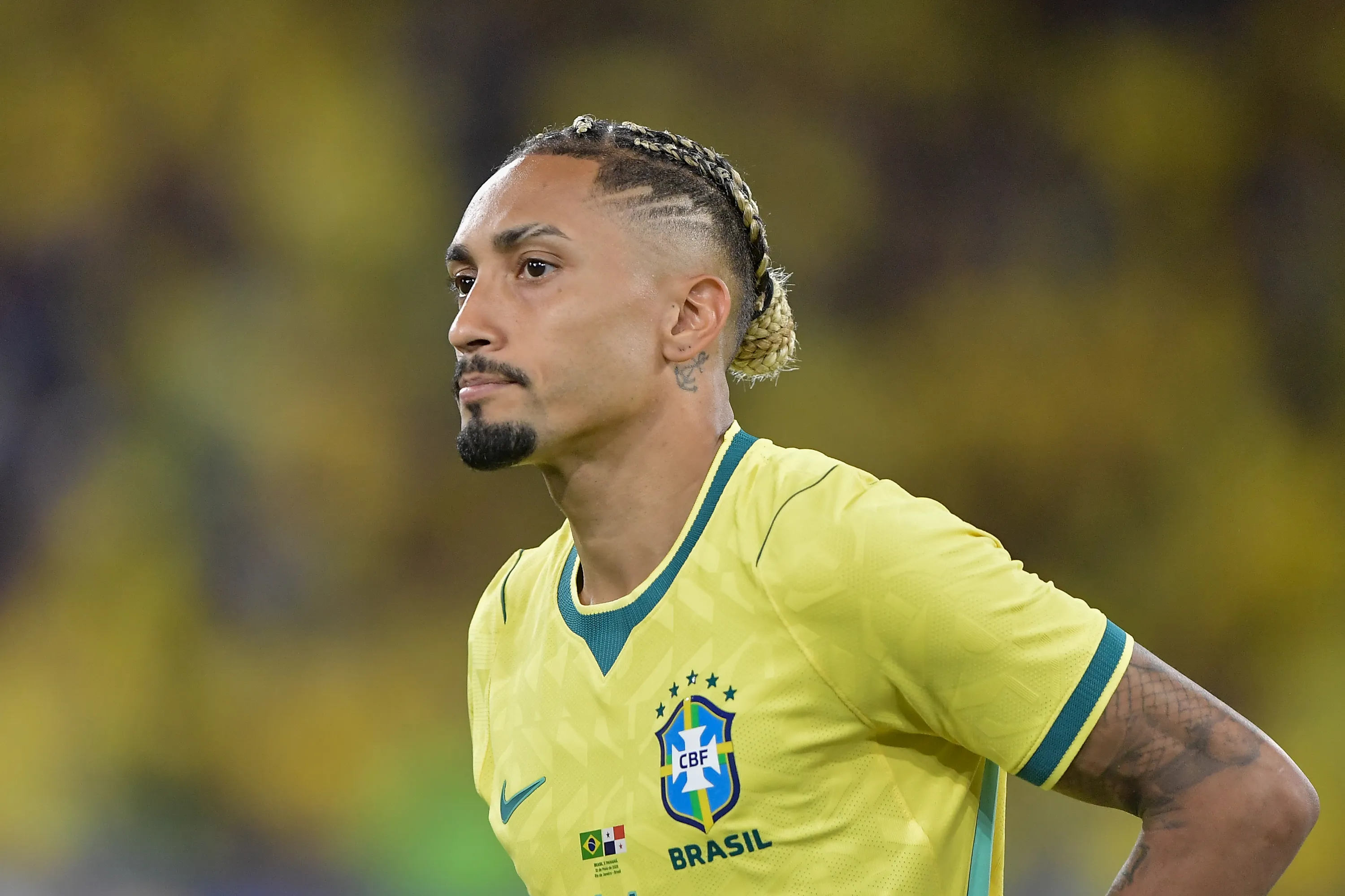 RJ – RIO DE JANEIRO – 31/05/2026 – AMISTOSO, SELECAO BRASILEIRA X PANAMA – Raphinha jogador do Selecao Brasileira durante partida contra o Panama no estadio Maracana pelo campeonato Amistoso. Foto: Thiago Ribeiro/AGIF