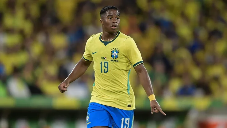 Endrick jogador do Selecao Brasileira durante partida contra o Panama no estadio Maracana pelo campeonato Amistoso. Foto: Thiago Ribeiro/AGIF