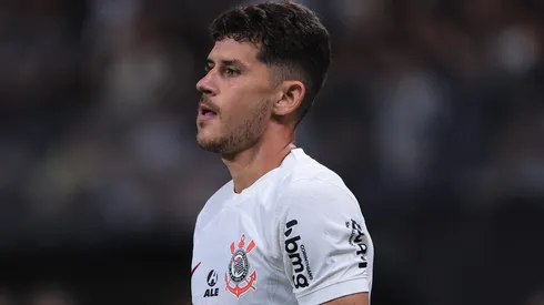 Hugo durante confronto contra o Guarani no Campeonato Paulista de 2024.