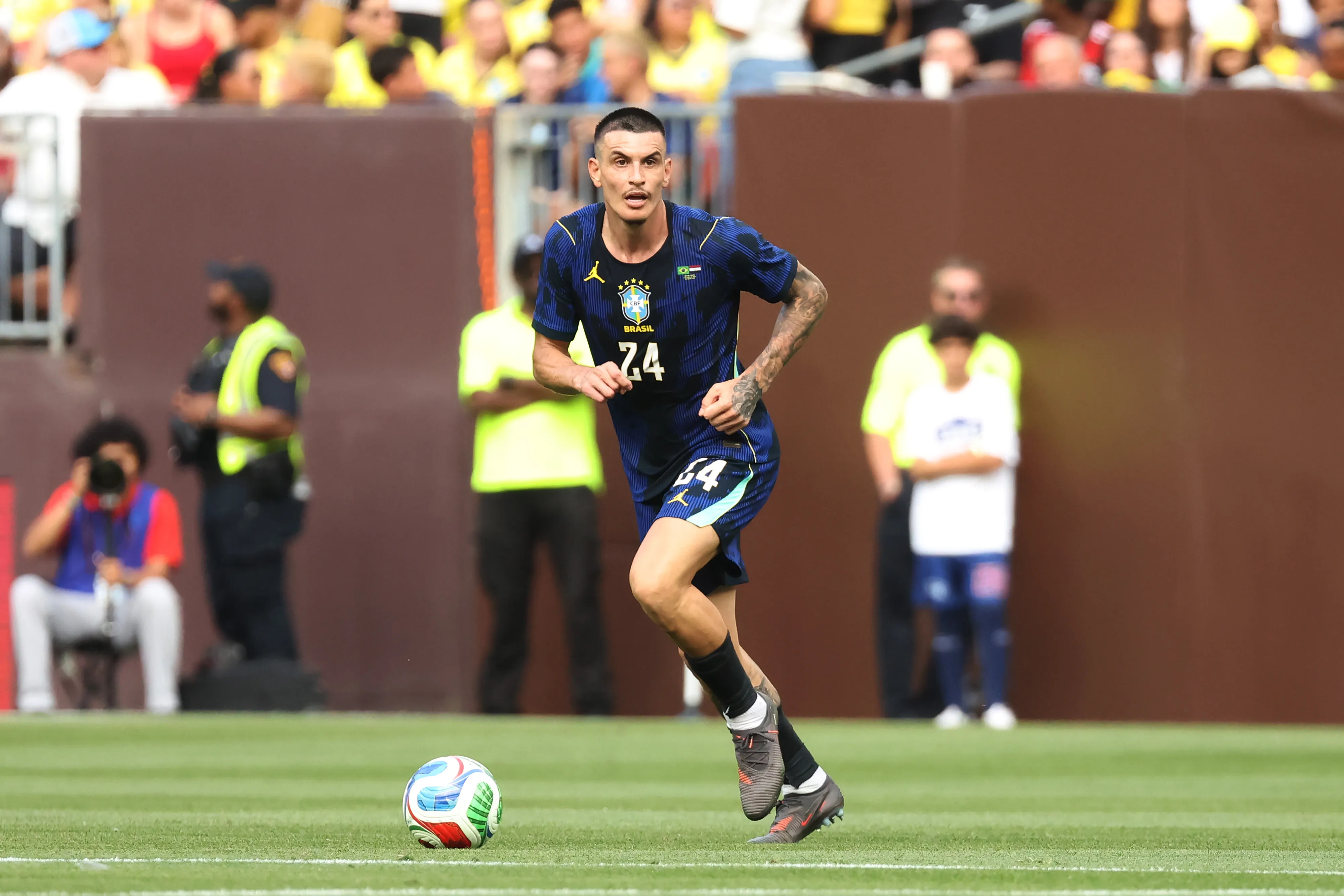 Ibañez em Brasil x Egito. (Photo by Kirk Irwin/Getty Images)