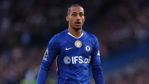 LONDON, ENGLAND - MARCH 14: Joao Pedro of Chelsea reacts during the Premier League match between Chelsea and Newcastle United at Stamford Bridge on March 14, 2026 in London, England. (Photo by Ryan Pierse/Getty Images)