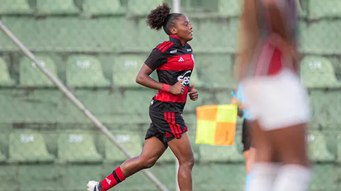 Kaylane fala sobre os primeiros passos no time principal - Foto: Paula Reis/Flamengo