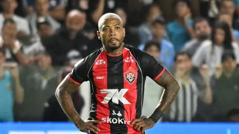 SP – SANTOS – 30/05/2026 – BRASILEIRO A 2026, SANTOS X VITORIA – Marinho jogador do Vitoria durante partida contra o Santos no estadio Vila Belmiro pelo campeonato Brasileiro A 2026. Foto: Jota Erre/AGIF