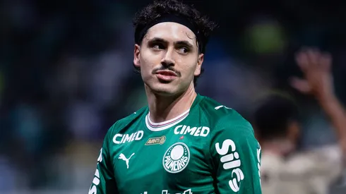 Mauricio jogador do Palmeiras durante partida contra o Jacuipense no estadio Arena Allianz Parque pelo campeonato Copa Do Brasil 2026. Foto: Ettore Chiereguini/AGIF